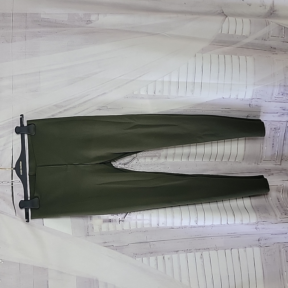 Loft green stretch skenny pants
